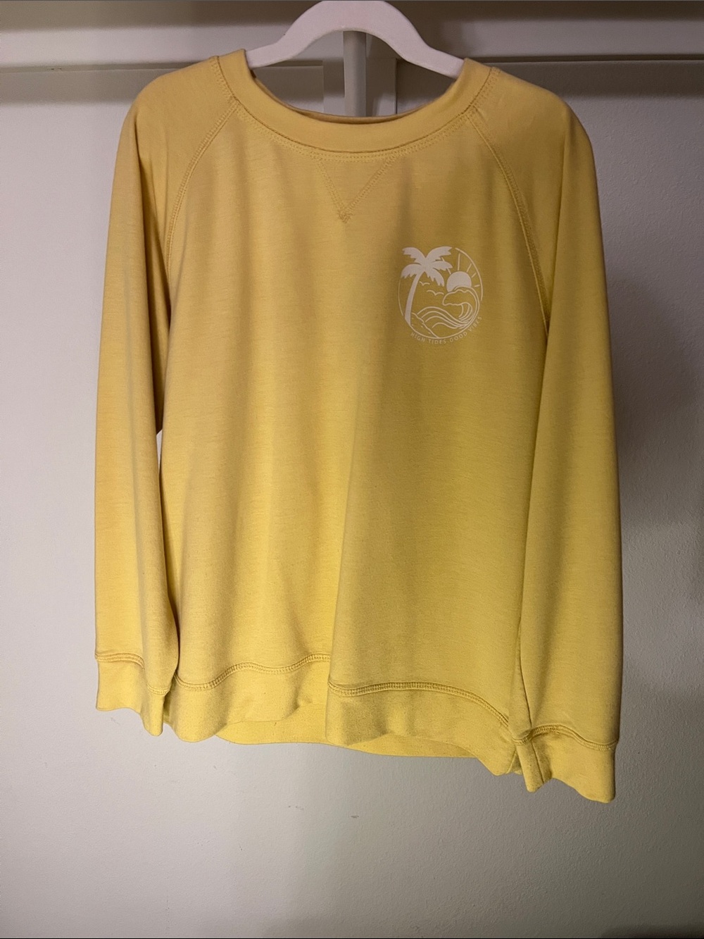 Kids Yellow Crewneck Sweatshirt
